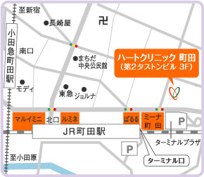 ハートクリニック町田アクセスマップ